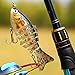 Sougayilang Bass Fishing Lure Multi Jointed Swimbait 7 Segment Lifelike Trout topwater Crankbait Pack of 5