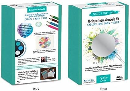 CREATE YOUR SELF Art Kit - Meaningful Family Friendly Art Experiences - fun, diy art - Ideal for families, kids, teens &amp; adults (Teen Kit)
