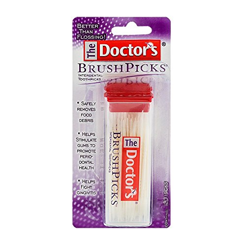 The Doctor's BrushPicks Interdental Toothpicks | 120-Picks per pack | (1-Pack) - Thumbnail 3