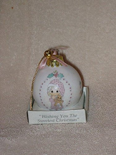 Precious Moments ** Wishing You The Sweetest Christmas, Mini-Orn. 1993 Dated ** 251380