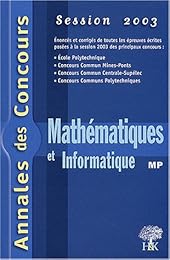 Mathématiques et informatique, MP