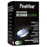 120 Retainer Cleaning Tablets - Made in USA - Removes Stains and Bad Odor from Dentures, Nightguard, Mouth Guard & Removable Dental Appliances (4 Months Supply)