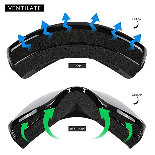 image for AKASO Ski Goggles, Snowboard Goggles Anti-Fog, 100% UV Protection, Dou