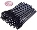 ENVII – The Beauty Brand 300PK Black Disposable Eyelash Mascara Wands Brushes Applicators Makeup Artists Kits