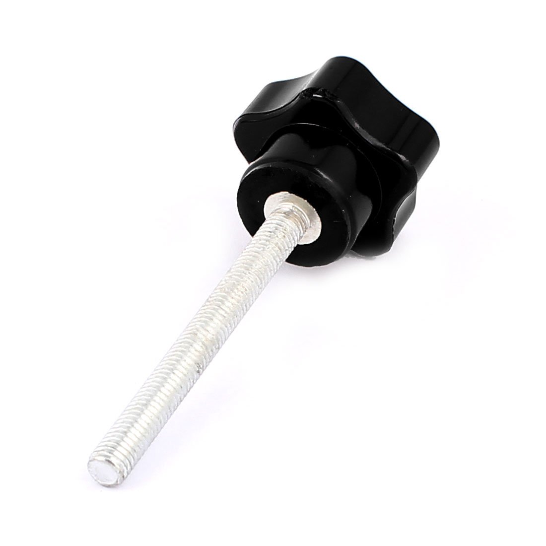 Sourcingmap M6 x 60mm Male Thread Screw on Plastic Star Head Clamping Knob Handle