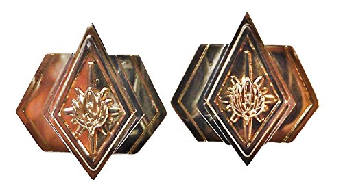 BATTLESTAR GALACTICA Deluxe 1 1/8" Tall REAR ADMIRAL Collar PIPS