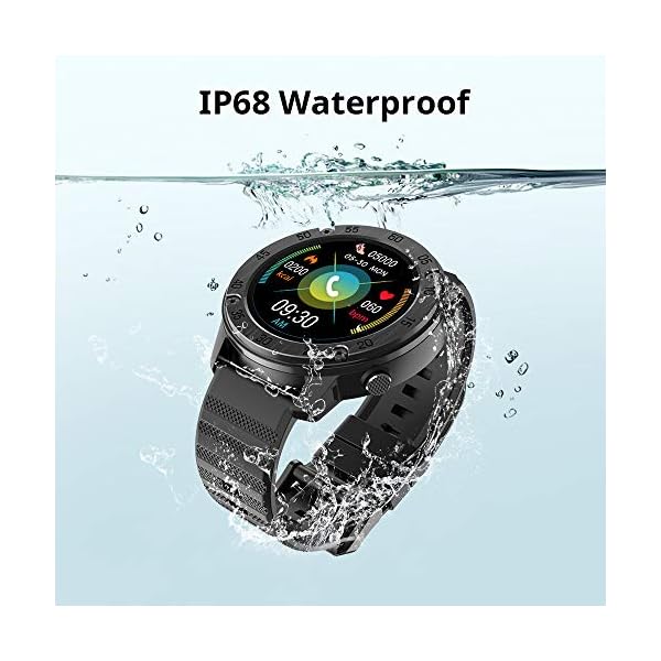 Blackview Smart Watch, X5 Fitness Tracker Heart Rate Monitor Watch, IP68 Waterproof Sport Smart Watch for Men Women, 1.3…