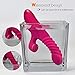G-Spot Clitoris Vibrators Stimulation Clitoral Vibrators Treediride Nipple Anal Vagina Massager with Heating Sucking Function and 7 Vibrations Realistic Ribbit Vibrator Dildo Sex Toy for Women