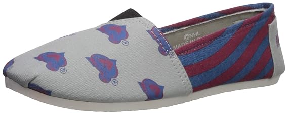 Forever Collectibles NHL Damen NHL Damen Leinwand Streifen Schuh