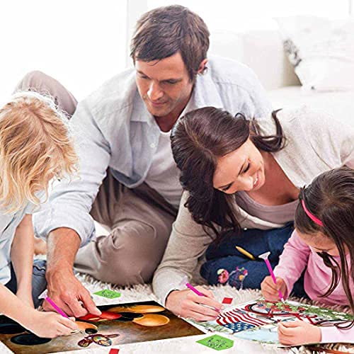 Diamond Art Kits for Adults, DIY Diamond Painting 5D Movie Animation Artwork, Diamond Painting Kit for Home Decoration Gift(12x16inch)