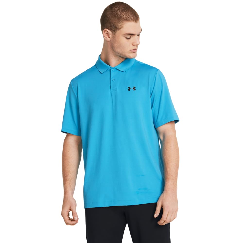 Under Armour Men's Performance 3.0 Polo, (419) Capri / / Black, Small Image Under Armour Men's Performance 3.0 Polo, (419) Capri / / Black, Small Image