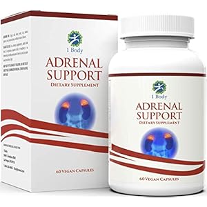 Adrenal Support - Cortisol Manager - A Complex Formula containing Rhodiola Rosea, Vitamin B12, B5, B6, Magnesium, Ginger…