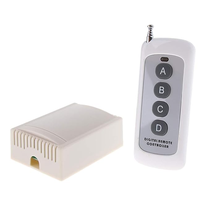 Baoblaze 4-Wege-Funkfernschalter WiFI Intelligenter Schalter 433MHz Für LED/Motor