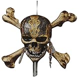 Disney Pirates of the Caribbean Paperboard Skull & Crossbones Wall Decoration