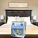 Big Sky Traders Single Foam Side Safety Guard Rail Bumper/Pillow Pad with Travel Bag-for Baby/Toddler Transition to Child/Kid Twin, Queen, King beds, with Anti-Slip, Water-Resistant Washable Cover 