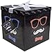 Gift Box Amrita M 10x10x10 Pop Up in Seconds Comes with Decorative Ribbon Mounted on the Lid a Gift Tag and Tissue Paper - No Glue or Tape Required by EndlessArtUS