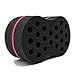BEWAVE Black Curl Sponge Magic Hair Brush Twist Make Dreads Locking Coil Afro Locs Hole Big/Small, 1 Pc