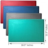 Mr. Peanut's Pet Food Mat, Premium FDA Food Grade Silicone, BPA Free, 18.5