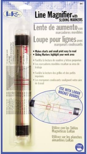 LoRan Line Magnifier W/SLDG Markers by LoRan
