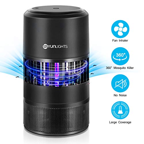 YUNLIGHTS Bug Zapper Indoor Fly Traps, Insect Gnat Trap, Electric Bug