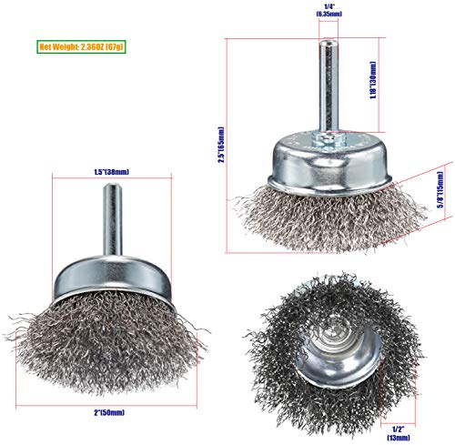 4 HOYIN+6Piece+0+0118In+Coarse+Crimped