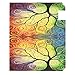 Colorful Rainbow Tree of Life Branch Mailbox Covers Standard Size Abstract Tree of Life Summer Spring Autumn Winter Magnetic Mail Cover Letter Post Box 21