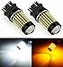 JDM ASTAR Extremely Bright 120-EX Chipsets White/Yellow 3157 3155 3457 4157 Switchback LED Bulbs with Projector For Turn Signal Lights(Only work for standard socket, not for ck socket)