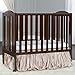 Dream On Me 2-in-1 Folding Portable Compact Mini Baby Crib in Espresso, GreenGuard Gold & JPMA, US Patented Flat Folding System, Locking Wheels,1″ Mattress Pad, Space-Saving Quck Fold Easy Storage