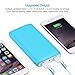 [Upgraded] POWERADD Pilot X7 20000mAh Power Bank Dual USB Port External Battery Pack LED Flashlight Portable Charger Compatible for iPhone Xs Max, 8, 7 Plus, iPad Pro, Mini, Galaxy S9 More - Blue