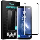 Galaxy S8 Screen Protector, i-Blason [Case Friendly] [Updated Version] Premium Edge-to-Edge Full Coverage
