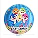 Baby Shark Themed Party Supplies Set - Baby Shark Plates and Napkins | Magical Baby Shark Birthday Party Decorations for Girls and Baby Shower