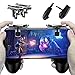 Mobile Game Controller Triggers Joysticks - Cinsey Cellphone Game Trigger, Ergonomic Design Handle Holder Handgrip Stand for 5.3-6.5inch Android iOS Phones for PUBG Fortnite ect