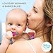 Baby Teething Necklace for Mom- 100% Safe Fashion Beads + Gift Box (Blue Turquoise)