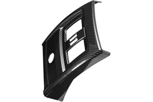 KIMISS Stylish Carbon Fiber Rear Air Conditioning Vent Cover for 3 Series F30 F34 (2013-2018) & 4 Series F32 - Easy Installat