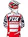 Fox Racing 180 Honda Men's Off-Road Motorcycle Jerseys - Red/White/Large