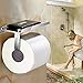 Toilet Paper Holder,Bathroom Tissue Roll Hanger CrazySound Wall Mount Paper Towel Hooks/Dispenser/Storage/Organizer/Tower/Stand/Rack for Hanging, Organization with Phone Shelf