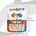 Jack&Pup White Cow Ears for Dogs - Cow Ear Dog Treats, Single Ingredient, High Protein, Pig Ear Alternative Dog Treats - Cow Ears for Small and Large Dogs (15 Pack)