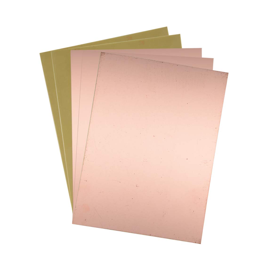 sourcing map Single-Sided Copper Clad Laminate PCB Circuit Board, FR4 200x150mm 7.87x5.91 inch, 1.6mm Thickness DIY Prototyping PCB Board, Name Board, 5pcs