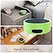 Silicone Case for Amazon Echo Dot with 3M Wall Mount Pad [No Drills] by Cuvr (Green)