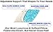 Snuggle-Pedic Gel Memory Foam Cooling Pillow Shredded Memory Foam Pillows for Side, Stomach & Back Sleepers - Keeps Shape - College Dorm Room Essentials for Girls and Guys - King