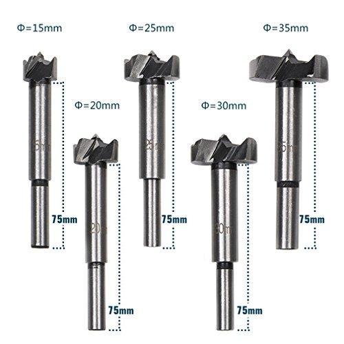 Meolin Woodworking Hinge Boring Hole Saw Drill Bit Set for Wood Plastic Plywood