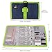 Electronic Organizer, BUBM Travel Cable Bag/USB Drive Shuttle Case/Electronics Accessory Organizer for Home Office-Blue