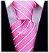 Scott Allan Collection Pink Tie | Men's Baby Pink and White Tie's | Corbatas Para Hombre Elegantes | Cancer Awareness Necktie