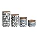 American Atelier Ceramic Canister Set (4 Piece), Blue/Gold