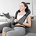 Naipo Neck and Shoulder Massager Shiatsu Back Massagers Massage Machine with Optional Heat, Intensity Adjustable and 3D Deep Tissue Kneading Relax Muscle, Office Car Home Use