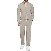 GUYLIGUYQI Mens 2 Piece Sweatsuits for Men Full Zip Casual Track Suits Athletic Jogging Suit Sets Sport Sweat Suit