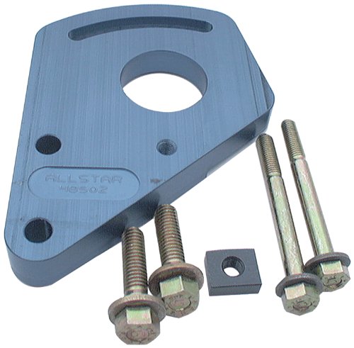 Allstar ALL48502 Blue Anodized Aluminum Block Mount Power Steering Pump Bracket Kit for Small Block Chevy