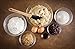 Epicurean Silicone Series Utensils, 3-piece Spatula Set, Natural with Black