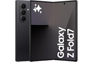Samsung Galaxy Z Fold7, 256GB, Jet Black (CAD Version & Warranty) - AI Smartphone, Snapdragon 8 Elite, 200MP, Foldable Dynami