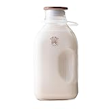 Almond Cow - Glass Pitcher with Lid and